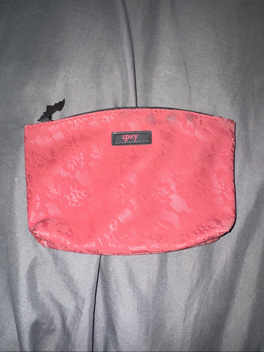 ipsy Pink Lace Cosmetic Bag